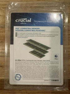 Crucial Memory by Micron 8GB x 2 - DDRL3-1600 SODIMM - Picture 1 of 2