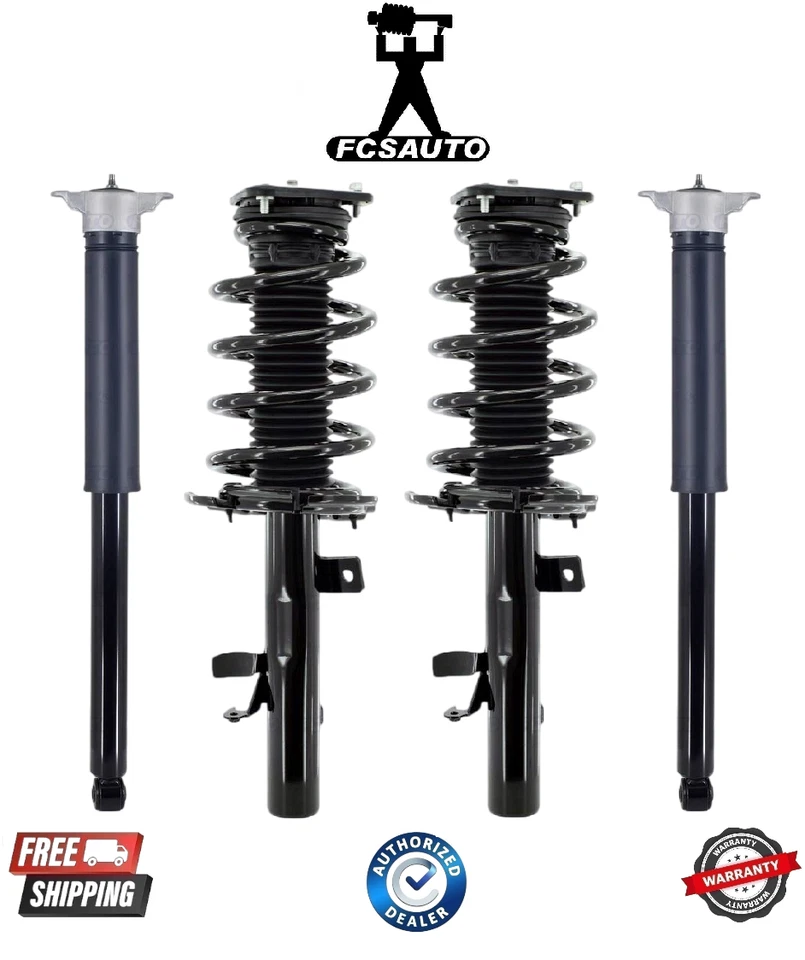 Complete FCS Front Coil Spring & Rear Shock Assembly fits 15-19 Lincoln MKC - Image 1 of 1