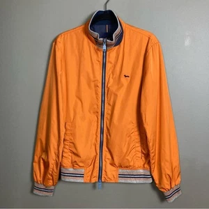Chaqueta Harmont & Blane Mediana Universitaria Cremallera Completa Naranja Preppy Academia Dinero Antiguo - Imagen 1 de 15