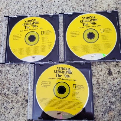 National Geographic Interactive Vintage Software The '90s Jan - December 1997 CD - Image 1 of 4