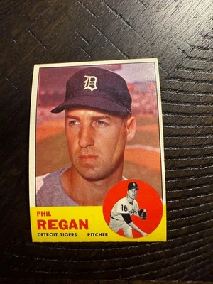 1963 TOPPS BASEBALL HIGH #494 PHIL REGAN EXMT!!!!!!!!! - Image 1 of 2