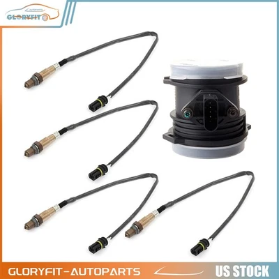 Sensor de oxígeno o2 02 para Mercedes-Benz ML320 ML350 4 piezas + sensor MAF de flujo de aire de masa Foto 1 de 4