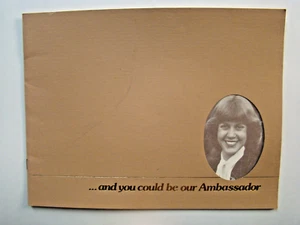 Vintage 1981 Disneyland You Could be Our Ambassador for 1982 Brochure Booklet - Bild 1 von 7