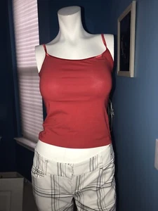 Bella Womens Size S Stretch Cami Tank Top Pull Over Scoop Neck Solid Colors BoxC - Picture 1 of 12