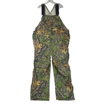 Mossy Oak Fieldstaff Camo Overalls Mens 46x30 Green Brown Hunting Outdoor - Image 1 of 4