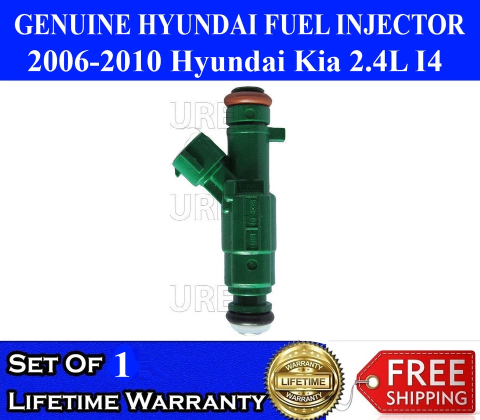 OEM SINGLE Genuine Hyundai Fuel Injector For 2007-2010 Kia Magentis 2.4L I4 - Image 1 of 1