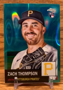 ZACH THOMPSON Aqua Lava /299 Refractor RC | 2022 Topp sChrome Platinum PIRATES - Picture 1 of 2