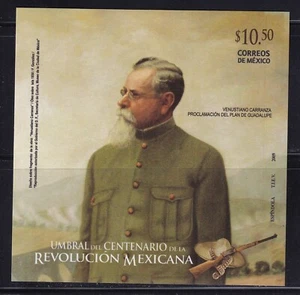 mai56 Mexico 2009 Mexican civil war  Sc#2655 Mc# Bk 84 Venustiano Carranza - Picture 1 of 1