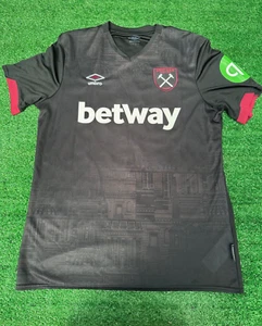 West Ham United FC 2024 Away T-Shirt Umbro Kit | Mens Adult Large Football Top - Picture 1 of 11