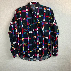 VNT Silver Canyon Mens L Shirt Long Tail Colorful Western Cowboy Rodeo  USA - Picture 1 of 12