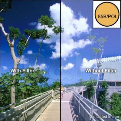 New Tiffen 4x4" 85B Linear Polarizer Filter MFR #4485BPOL - Image 1 of 4