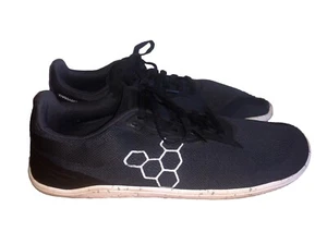 Vivobarefoot Ladies Geo-Racer Knit Athletic Shoes Sz 43/ 11.5 US Black White - Picture 1 of 8