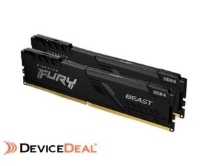 Kingston FURY 32GB 3200MHz DDR4 CL16 DIMM (Kit of 2)KF432C16BBK2/32 Beast Black - Picture 1 of 2