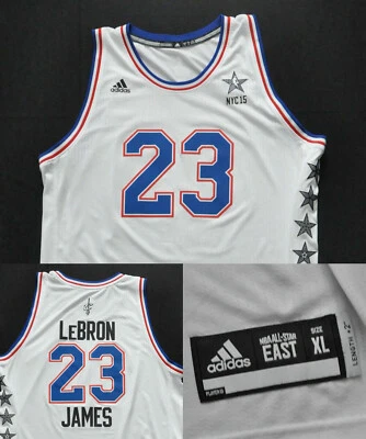 LeBron James 2015 NBA All-Star Game NYC Adidas Jersey Swingman Cavs Sewn Men XL - Image 1 of 4