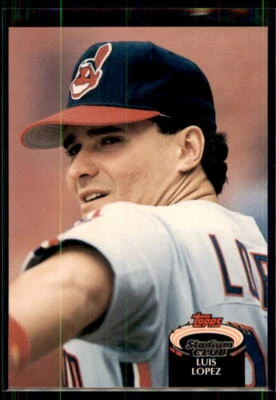 1992 Stadium Club Luis Lopez #556 Cleveland Indians - Image 1 of 2