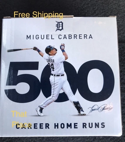Detroit Tigers SGA Miguel Cabrera 500 Home Runs Figurine Cover