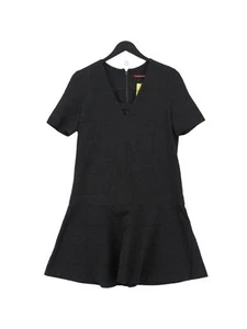 Comptoir Des Cotonniers Women's Midi Dress M Grey Viscose with Polyamide A-Line - Picture 1 of 5
