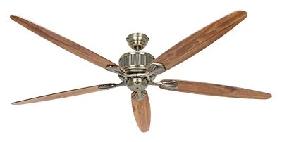 Energy saving Ceiling Fan with Remote Control Timer Eco Elements Brass 180 CM - Image 1 of 4