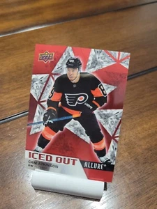 2021-22 UD Allure Iced Out #IO-8 Cam Atkinson - Philadelphia Flyers - Bild 1 von 2