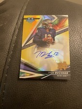 2022 Bowman’s Best University Tyler Buchner Auto #/50 Rookie Gold Refractor MINT