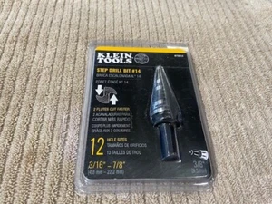 BROCA PASO A PASO KLEIN TOOLS #14 3/16"-7/8" MODELO: KTSB14 NUEVA EN PAQUETE - Imagen 1 de 6