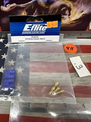 E-flite EFLAEC301 EC3 Device Connector: Male 2pc. - Image 1 of 4