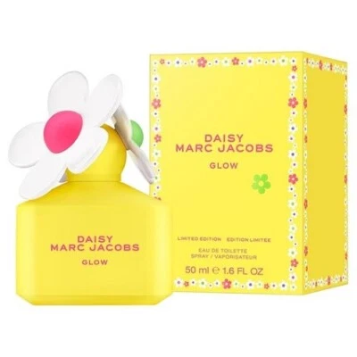 MARC JACOBS DAISY GLOW 50ML EAU DE TOILETTE SPRAY BRAND NEW & SEALED - Image 1 of 3