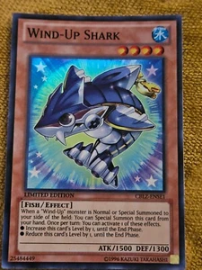 Yugioh Wind-Up Shark CBLZ-ENSE1 Limited Edition - Picture 1 of 8