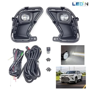 Kit de luces antiniebla LED para Toyota Grand Highlander 2024-2025 interruptor bisel cable blanco - Imagen 1 de 19