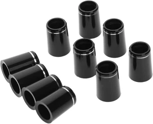 10Pcs Black Golf Tapered Ferrules Compatible Irons Shaft Universal Single Ring - Picture 1 of 8