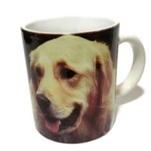 Taza de café vintage Golden Retriever perro taza diseño Bill Varie 1992 - Imagen 1 de 12