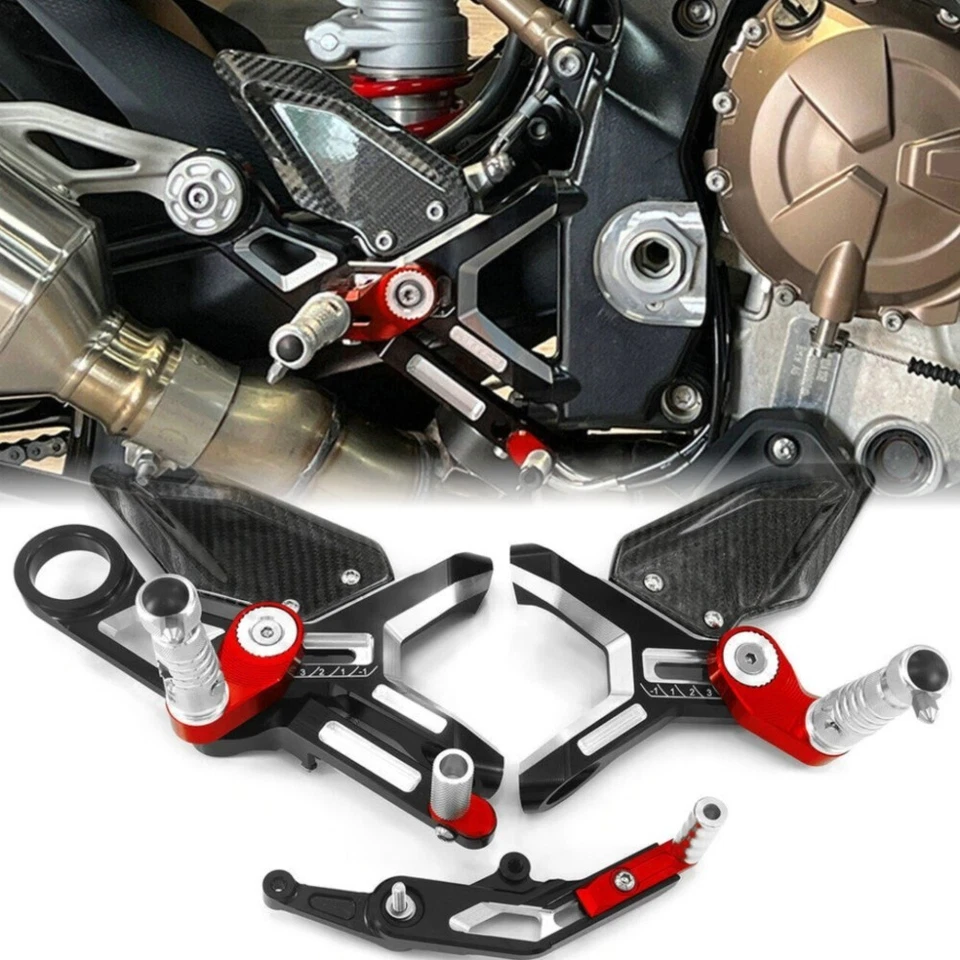 Für S1000RR M1000RR 2019-2024 2025 Fußrastenanlage Fußraste echte Kohlefaser - Bild 1 von 4