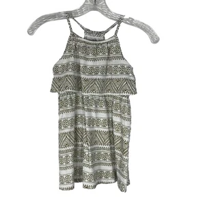 Carters Dress Girls Size 4 Gold White Sleeveless Sundress Summer - Picture 1 of 10