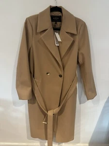 Lipsy Wool Blend Trench Coat ( Brand New) Size 14 - Picture 1 of 6