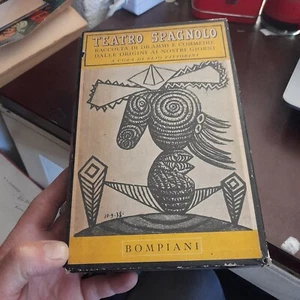 teatro spagnolo raccolta di drammi e commedie bompiani MYO4 - Imagen 1 de 4