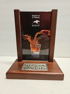 Makers Marks Legendary Bourbon Keenland Wood Table Display Pre-owned  - Picture 1 of 12