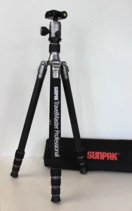Sunpak TravelMaster Professional 63" Tripod w/Bag - Imagen 1 de 19