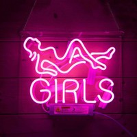 New What S Your Poison Pink Wall Decor Poster Real Glass Neon Light Sign 17 Ebay
