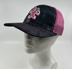 Kryptek Damenmütze Netzrücken Druckknopflasche pink schwarz Größe Small Richardson 112P neu mit Etikett - Bild 1 von 13