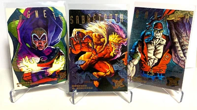 1995 Fleer Ultra X-Men Trading Card Hunter and Stalker Sabretooth Magneto Random - Image 1 of 4