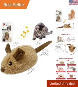 Ratón electrónico realista juguete para gato - movimiento automático y estimulación mental - Imagen 1 de 10
