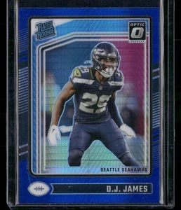 2024 Donruss Optic #222 D.J. James Blue Hyper Seattle Seahawks - Picture 1 of 2
