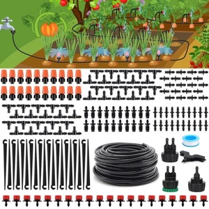 Drip Irrigation Kit, 50ft Irrigation System for Garden with 1/4" Irrigation T... - Picture 1 of 7