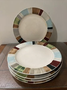 Tabletops Unlimited JENTRY - Set of 5 DINNER PLATES - Picture 1 of 3