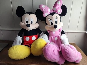 Jumbo 24” Inch Plush Disney Mickey And Minnie Mouse Extra Large Stuffed Animal - Picture 1 of 19