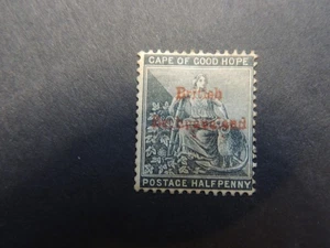 1885-87 Bechuanaland 1/2d grey-black British Bechuanaland overprint Unused - Picture 1 of 2