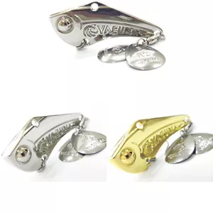 Spin Sonic Spin Tail Metal Fishing Lures For Bass Fishing Silver Golden SP9 - Picture 1 of 31