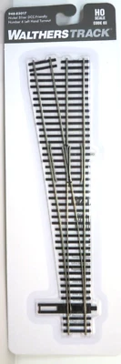 Walthers Track 948-83017 Code 83 Nickel Silver DCC Friendly #6 LH Turnout/Switch - Image 1 of 4