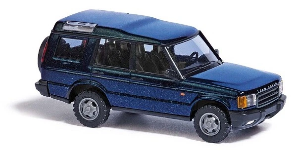 Busch 51930 - 1/87/H0 Land Rover Discovery - Metallica Blu - Nuovo - Immagine 1 di 1