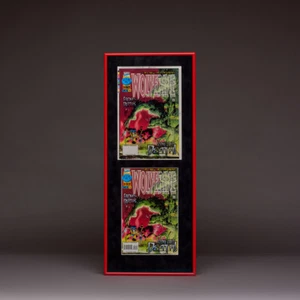 Wolverine Original Print Separations Framed with Authentic Comic and COA 1996 - Picture 1 of 1